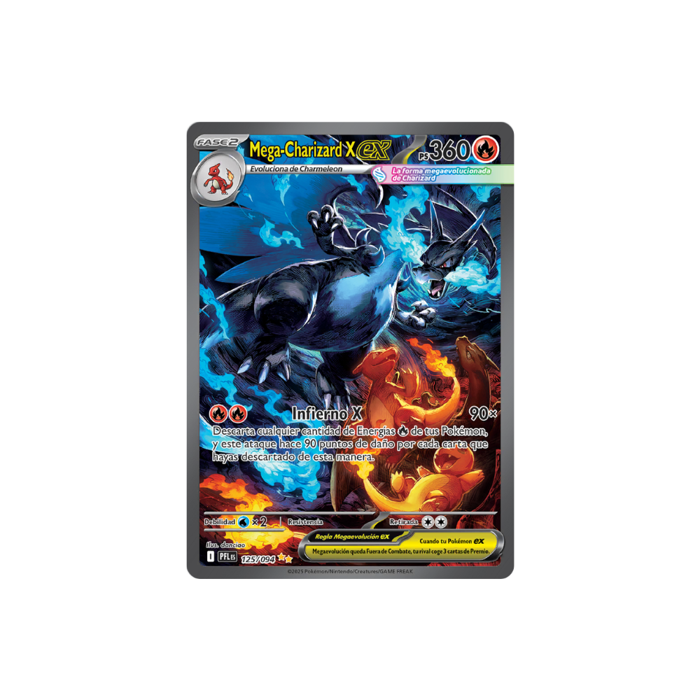 Mega-Charizard X ex (Fuegos Fantasmales 125 TCG)
